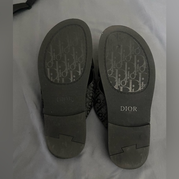 Dior Alias Sandal all black Dior oblique jacquard made in Italy - Picture 2 of 8